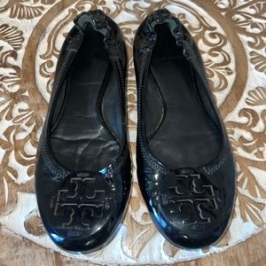 Black Tory Burch ballet flats